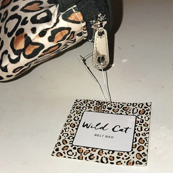 LOVE BRIGHTON WILD CAT LEOPARD PRINT BELT BAG - Picture 12 of 12